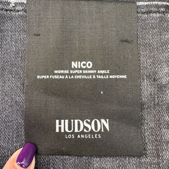 NWT Hudson NICO Supper Skinny Jeans - MSRP 225 - NWT - Picture 10 of 16
